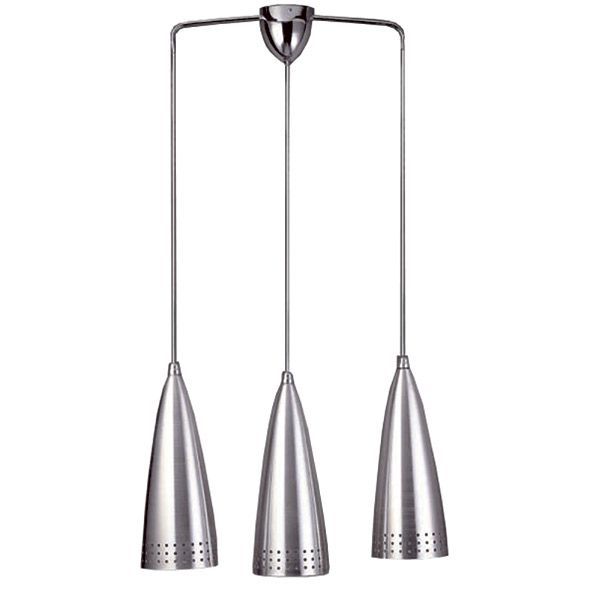 [LK-XF15-3] Luminaire  SUSPENSION E27 3X60W ALUMINIUM