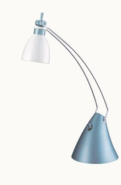 [LB-9013/14] Luminaire  Lampe de bureau bleu clair articule G6,35 35W INTIMUS