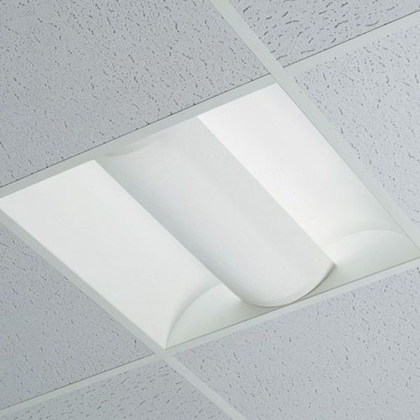 [LU-1646] Luminaire  Appareil fluorescent Encastré 2x55W 2G11 blanc Indirect 230V