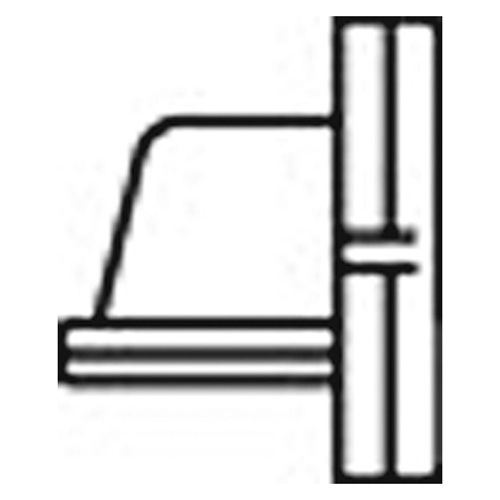 [RAIL-1292B] Luminaire  Embout Rail 12V blanc