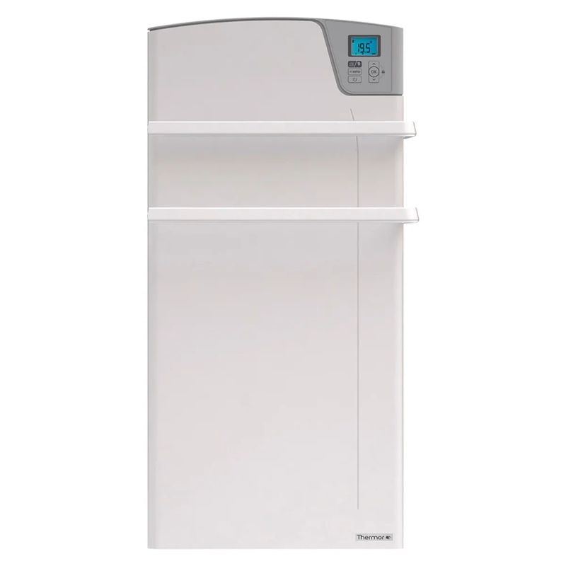 Sèche-serviettes Majorque digital avec soufflerie 1400W blanc