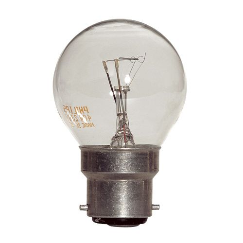 Ampoule Sphérique Claire 24V B22 40W