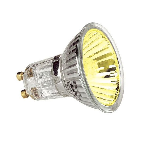 Ampoule Hi-Spot 50 Gu10 Jaune 50W 230V halogène couleur