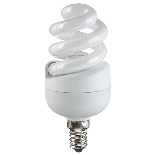 [L-62056] Ampoule Spirale Economique E14 15W 827 2700°K 230V Confort Fluocompacte 230v