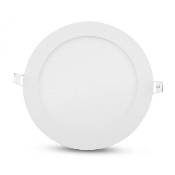 Luminaire  Downlight LED encastrable rond blanc 18w 3000K