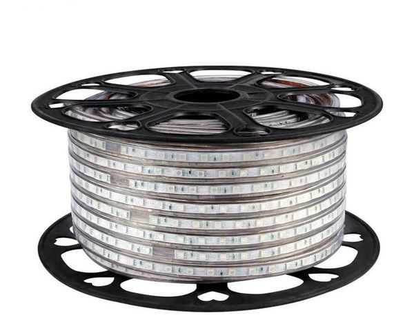 Luminaire  Rouleau cordon lumineux PVC Led jaune 100M 230v