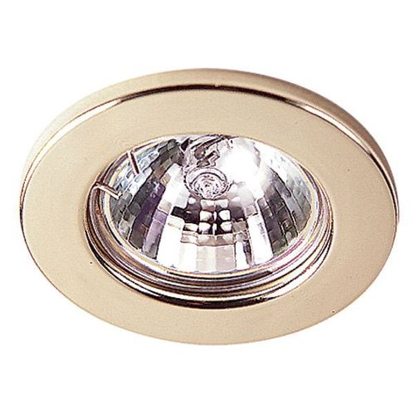 Luminaire  Spot fixe chromé 12V 50W Encastré (ampoule et alim non inclus)