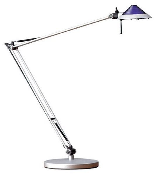 Luminaire  Lampe de bureau argent articule G6,35 50W INTIMUS