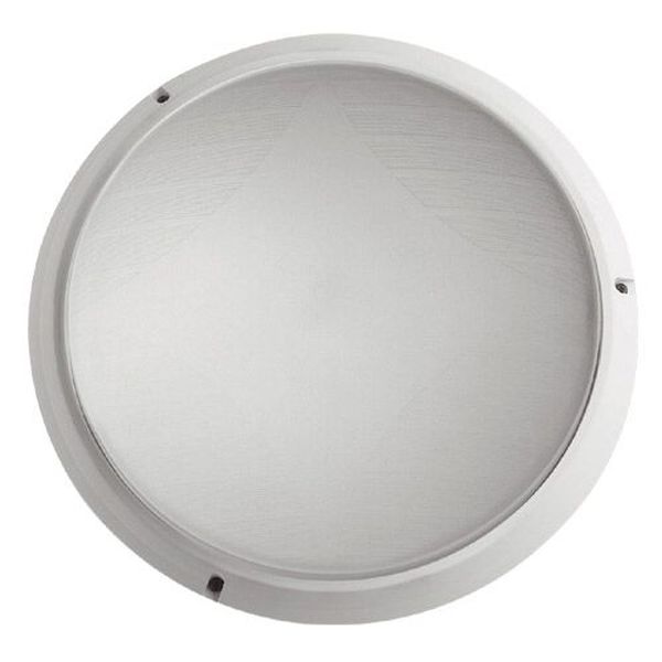 Luminaire  Hublot blanc E27 60W Platax Classe II IP55 230V
