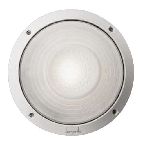 Luminaire  Hublot rond gris E27 100W Classe I IP54 230V