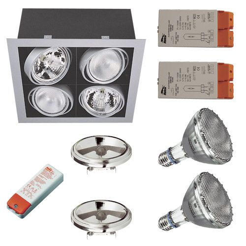 Luminaire  Cadran IM+Par30 CDMR 2x70W+AR111 2x50W 230V