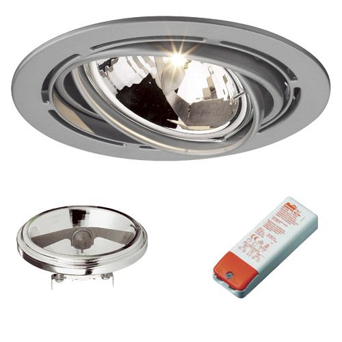 Luminaire  SPOT ENC ORIEN GRIS 12V 50W