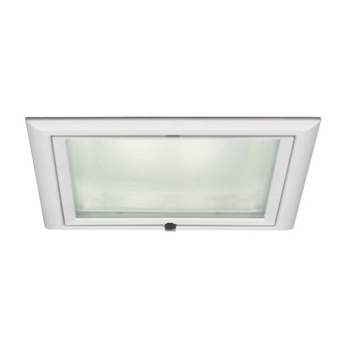 Luminaire  Encastré Fluocompacte blanc 2x26W électronique 230V