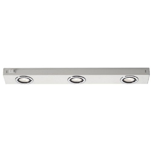 Luminaire  Reglette saillie gris 12V 3x20W