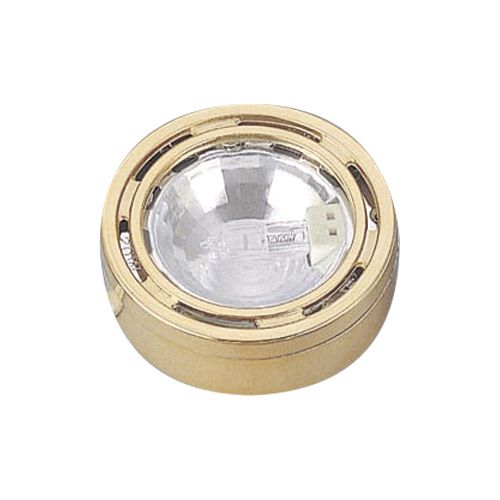 Luminaire  Spot saillie fixe doré 12V 20W (ampoule et alim non inclus)