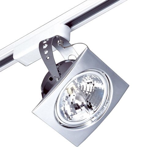 Luminaire  Projecteur Rail 1 allumage blanc AR111 50W 230V