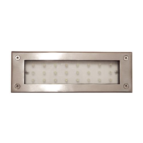 Luminaire  Encastre Mural Gris LED 1W 230V IP65