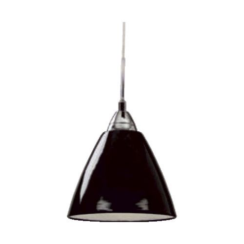 Luminaire  Suspension E14 40W Metal Laqué noir 230V IP20 CL2