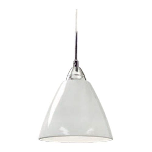 Luminaire  Suspension E27 60W Metal Laqué blanc 230V IP20 CL2