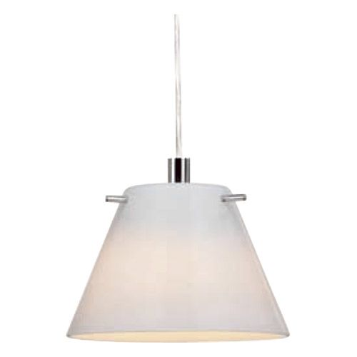 Luminaire  Suspension G9 40W chromé verre blanc 230V IP20 CL2