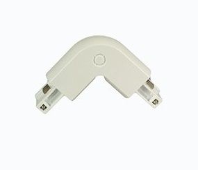 Luminaire  Coude 90° 3 allumages blanc accessoire rail