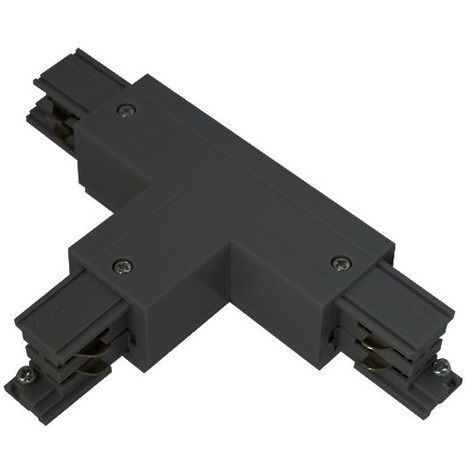 Luminaire  Té 3 allumages noir accessoire rail