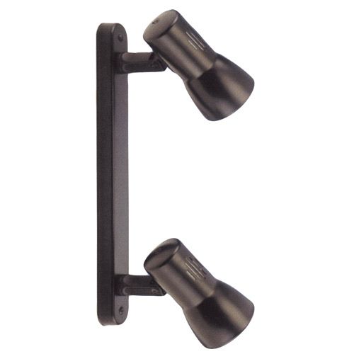 Luminaire  Reglette 2xr63 noir 60W E27 230V