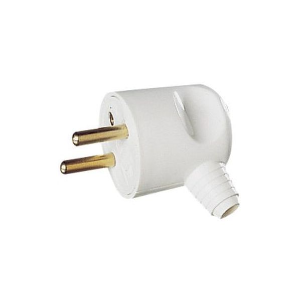 Elec Fiche male lateral 2x16a+t bl -21114