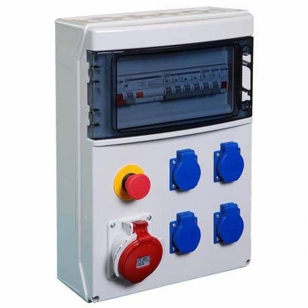 Elec Coffret de distribution 4 pc / 1pc 3p+n+t 32a - GP31324