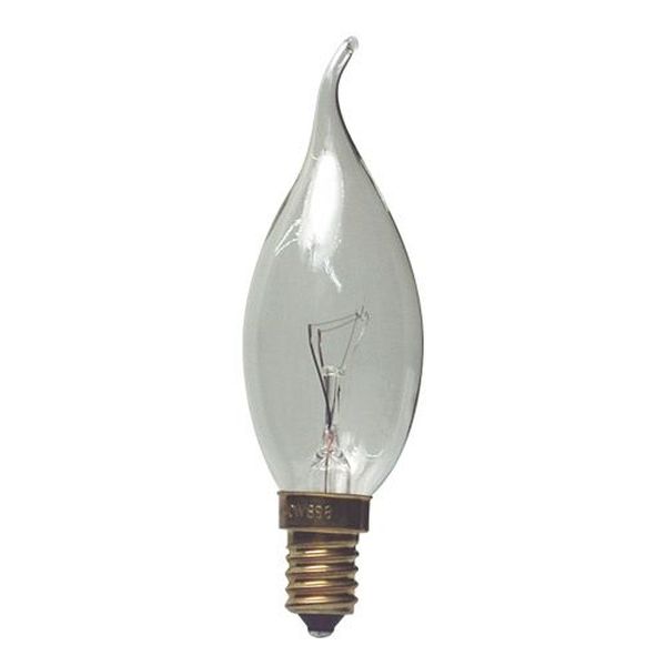 [L-1811] Ampoule Flamme Coup de Vent Claire E14 40W 230V