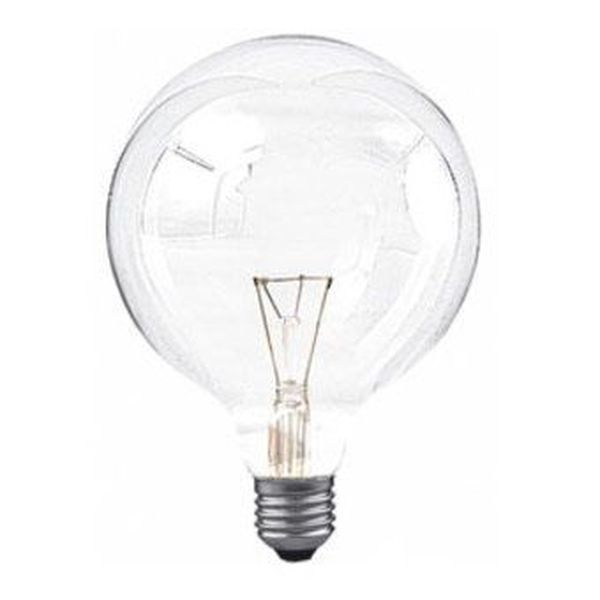 Ampoule Globe Clair D125mm 60W E27 230V