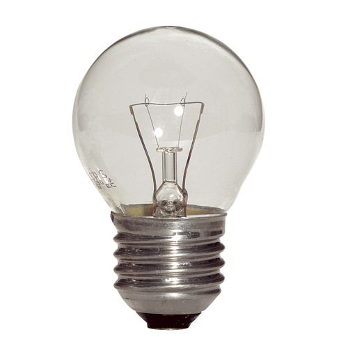 [L-3911] Ampoule Sphérique Claire E27 25W 8000H 130V Longue durée