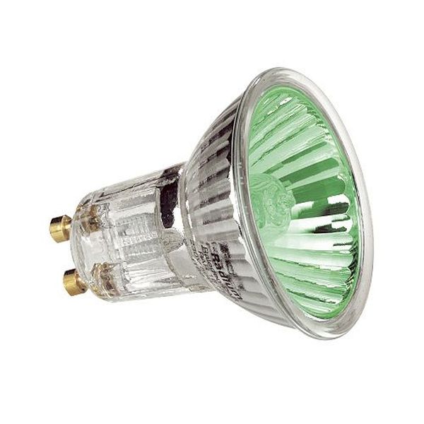 [L-4773] Ampoule Hi-Spot 50 Gu10 Vert 50W 230V halogène couleur