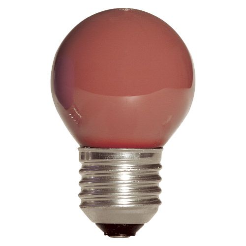 [L-9524] Lampe Sphérique Ilumination Rouge E27 15W 230V couleur
