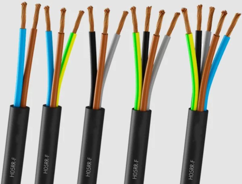 Câble Électrique H07Rn-F 2X1 mm² Souple Noir Cuivre - Couronne De 50M