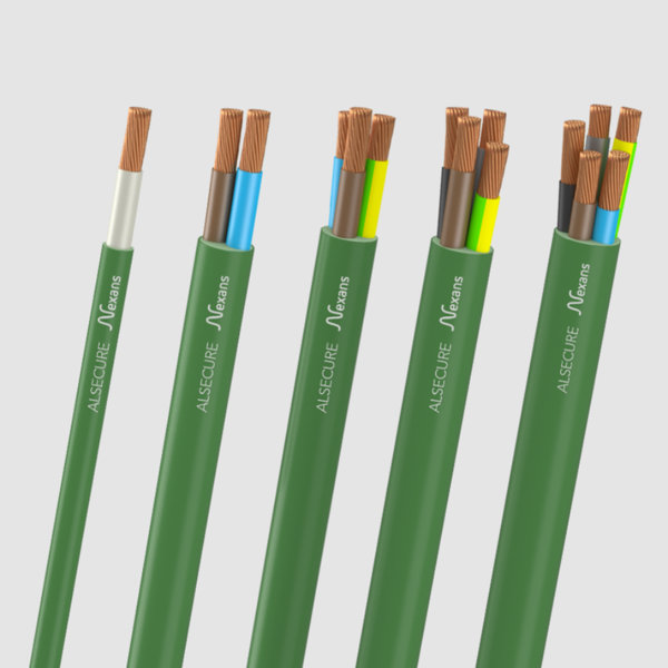 [CAB-FR3054] Câble De Sécurité Fr-N1 X1G1-U- 2X10 mm2 Vert Sans Halogène - Prix au mètre