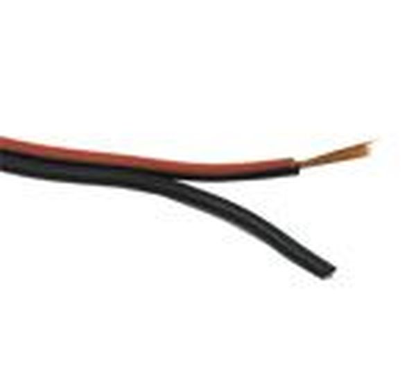 [CAB-HP4] Câble Haut-Parleurs 2X2.5 mm2 Noir Rond - Couronne De 100M