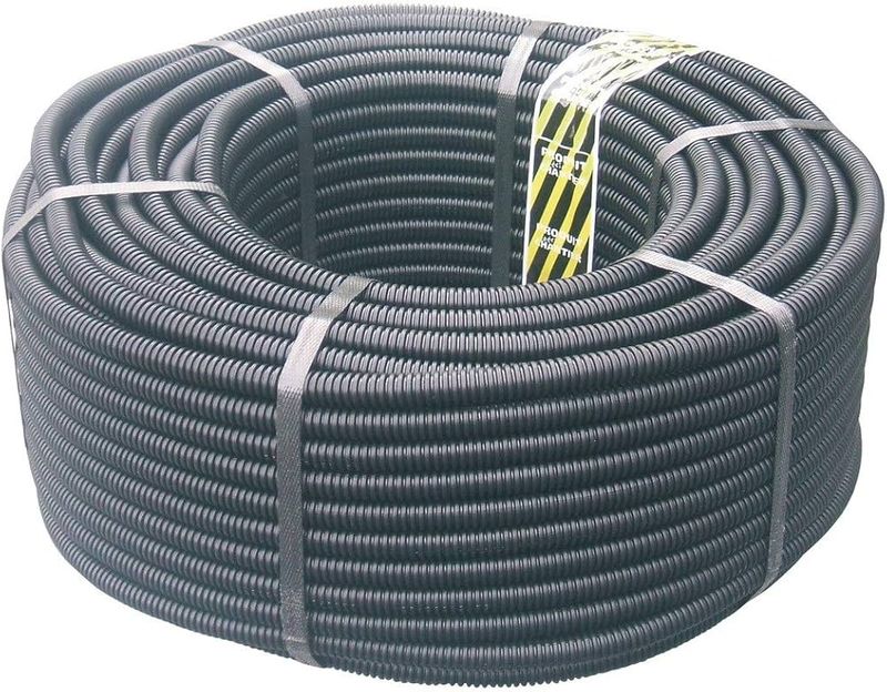 [ICTA-25] Gaine Électique ICTA Ø25 Avec Tire Fil - Couronne De 100M