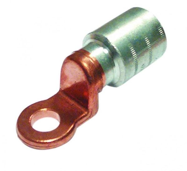 [KLA-C5AU400KL] Cosses alu-cuivre pour câbles alu bt et hta section 400 - prix de la boite de 10 elec