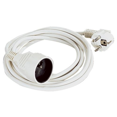 Elec Prolongateur 10m 2p+t blanc 16 -36204