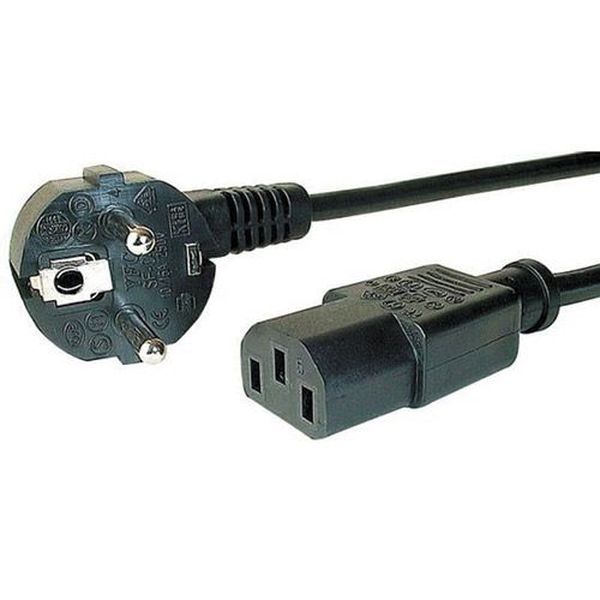 Elec Câble pc 2p+t 1m50 noir -38823