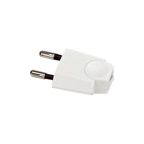 Fiche mal 2p 6a marron -20261 elec