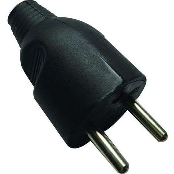 Elec Fiche male 2p+t 10/16a blanc -21148