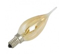 Lampe NR Flamme Coup de Vent 25W E14 Gold