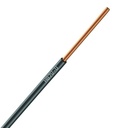 Fil Électrique H07VU 1.5 Rigide Noir - Couronne De 100M