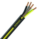 Câble Électrique U-1000 R2V 5G4 mm² Cuivre Rigide Noir - Couronne De 100M