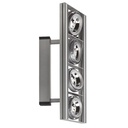Luminaire  Cadran en ligne 4xAR111 50W+alim+lampes 230V