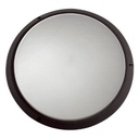 Luminaire  Hublot noir E27 60W Platax Classe II IP55 230V