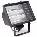 Luminaire  PROJECTEUR 2X26W ETANCHE NOIR