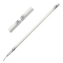 Luminaire  Reglette Linea T4 08W+Interrupteur+Tube 370mm 230V fluorescente